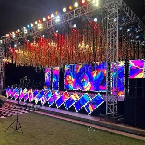 LED Wall Setup by Anil DJ & Events in Hapur and Noida