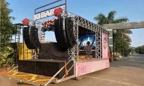 Wedding Barat DJ setup by Anil DJ & Events in Hapur